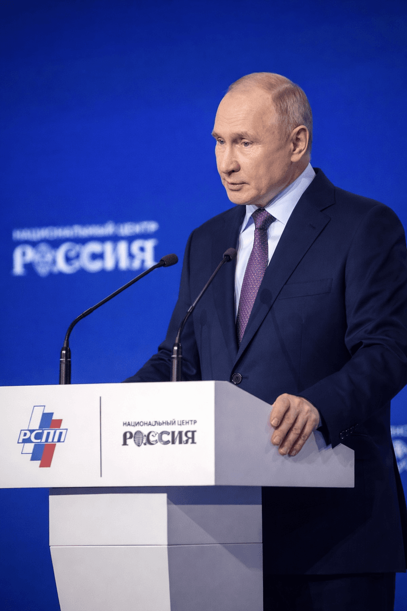 Портрет Владимира Путина